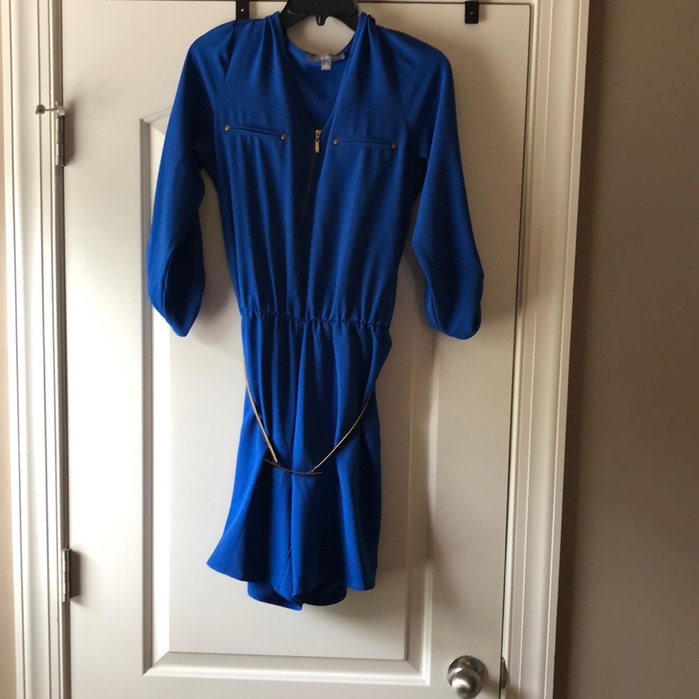 COPY - Blue romper with belt